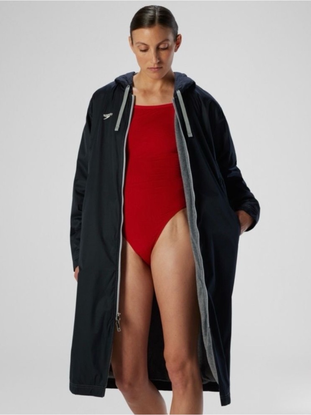 Speedo Long Hooded Swim Parka